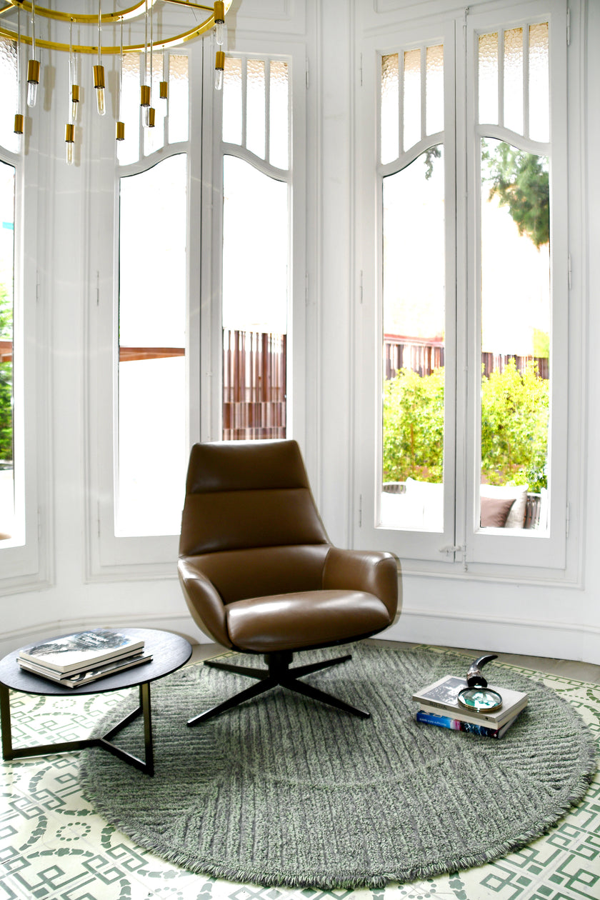 Woolable Fileds Circular Rug